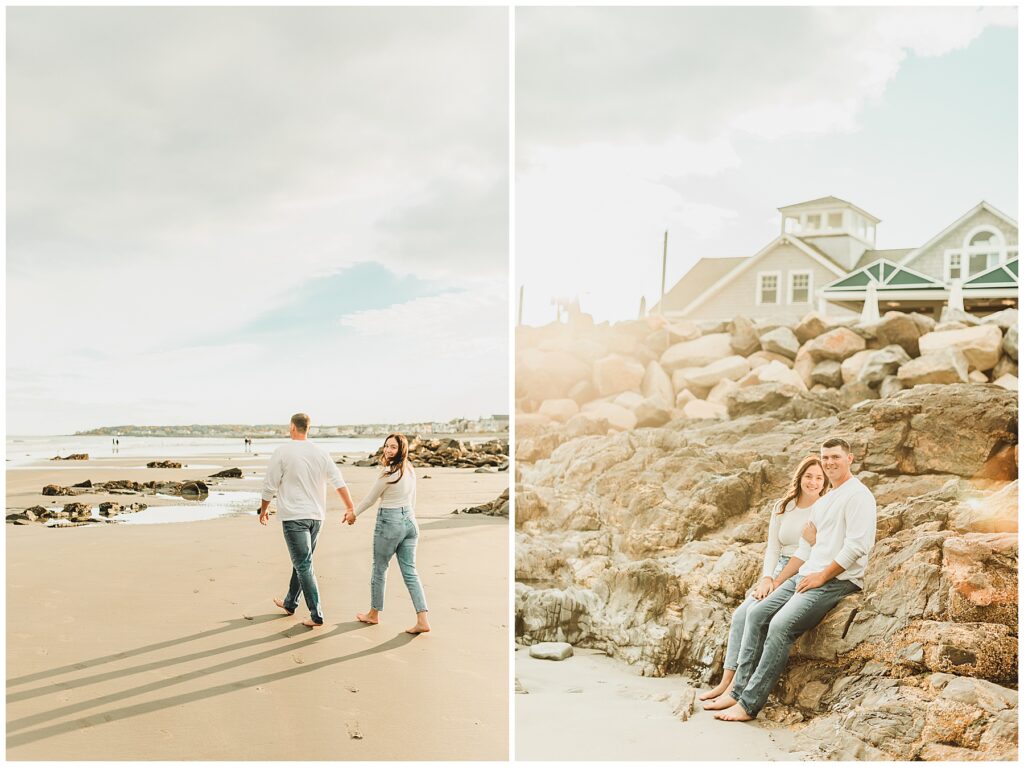 Cape Neddick Beach Engagement Session