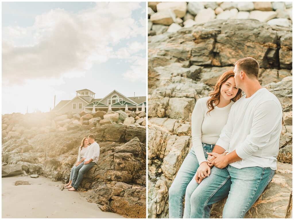 Cape Neddick Beach Engagement Session