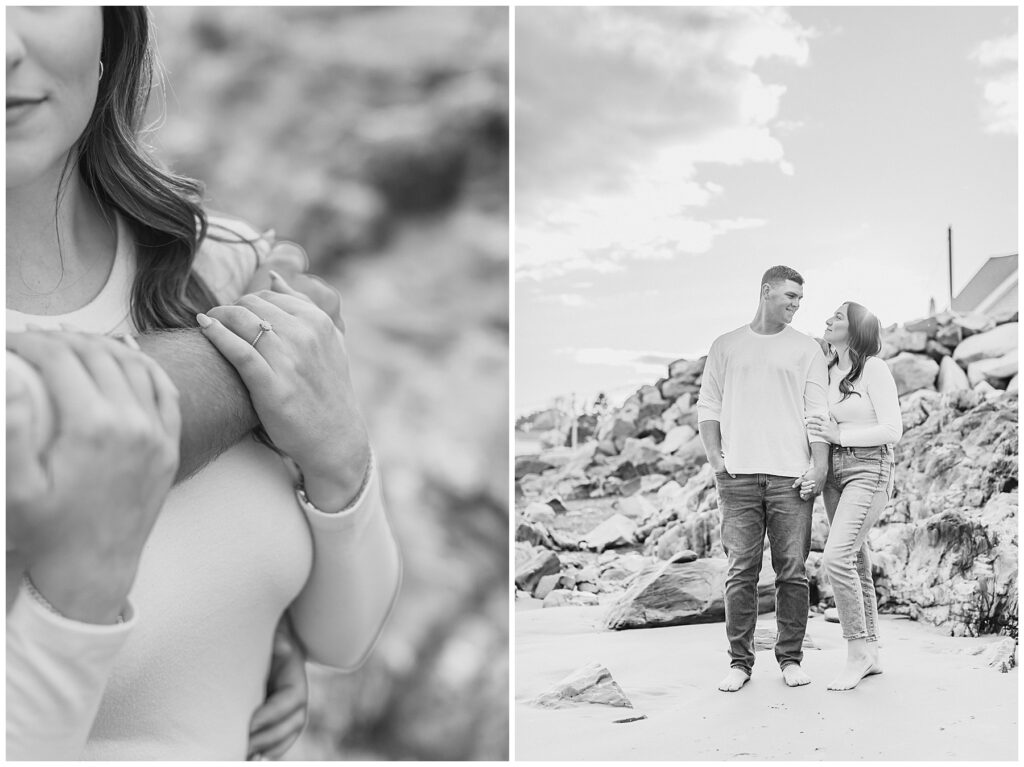 Cape Neddick Beach Engagement Session