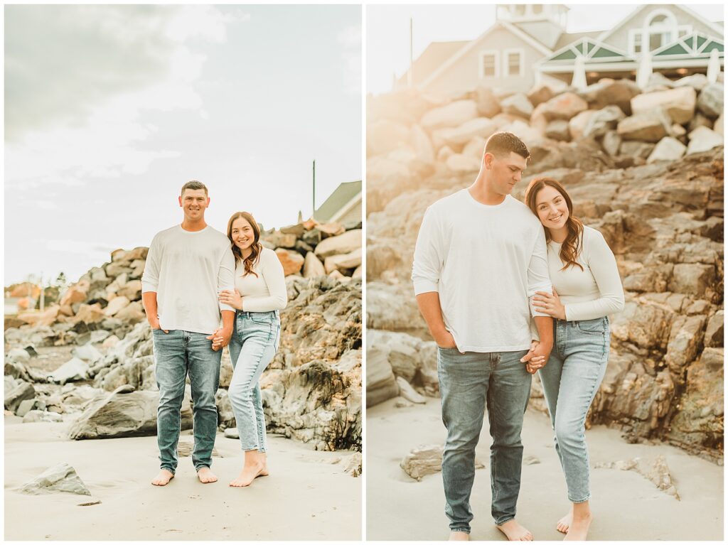 Cape Neddick Beach Engagement Session