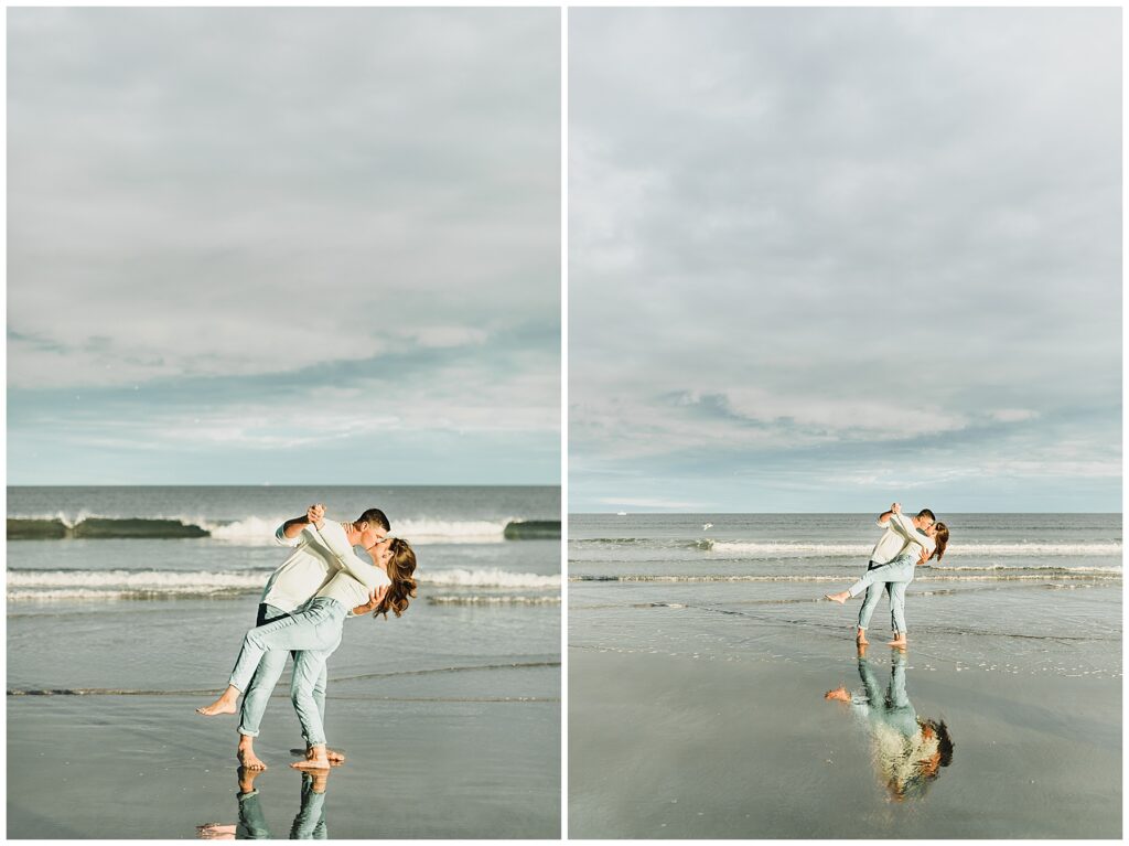 Beach Engagement Session Poses