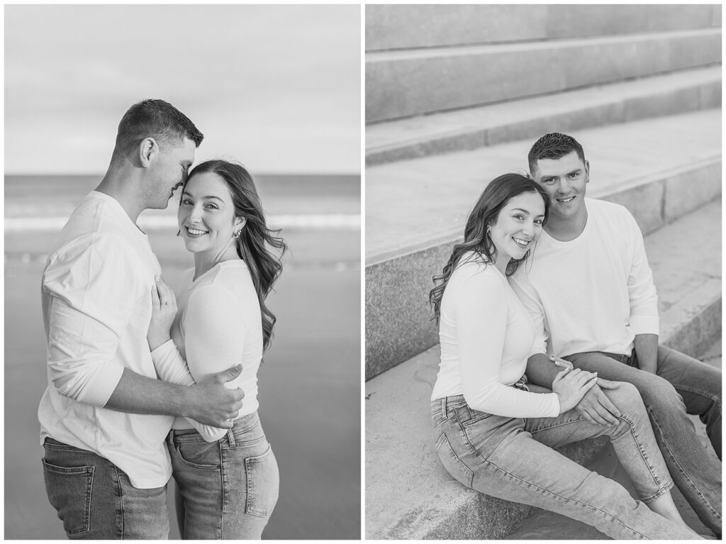 Cape Neddick ME Beach Engagement Session