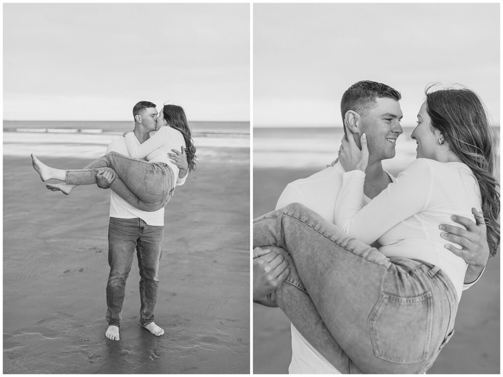 York Long Sands Beach Engagement Session